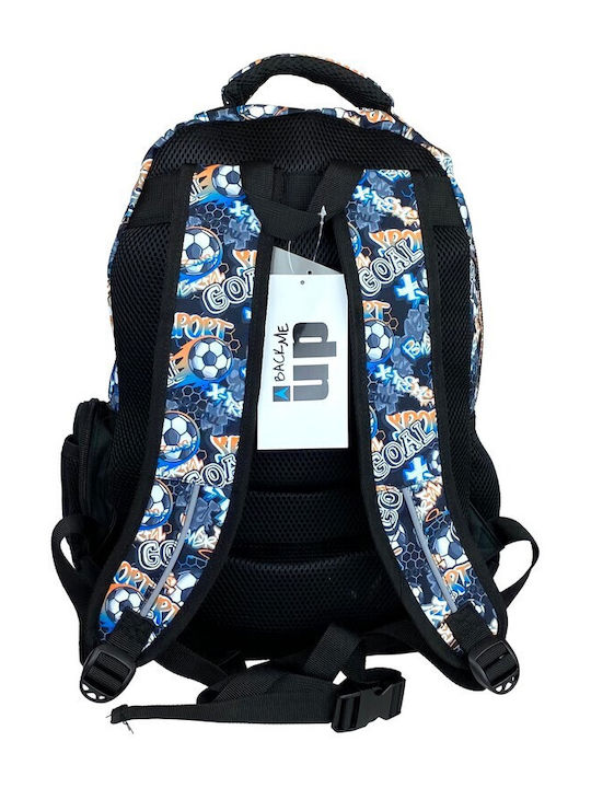Back Me Up School Bag Backpack Elementary, Elementary Black with Water Bottle Holder 30Liters