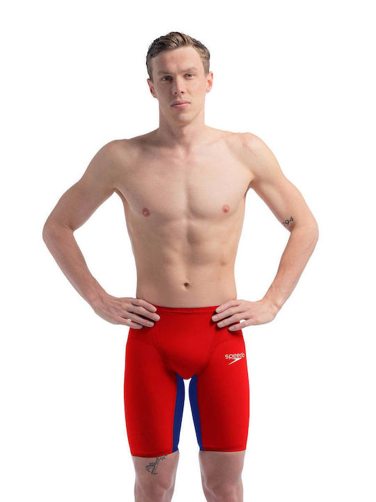 Speedo Fastskin Lzr Pure Valor 2.0 Ανδρικό Αγωνιστικό Jammer Μαγιό Κολύμβησης Κόκκινο