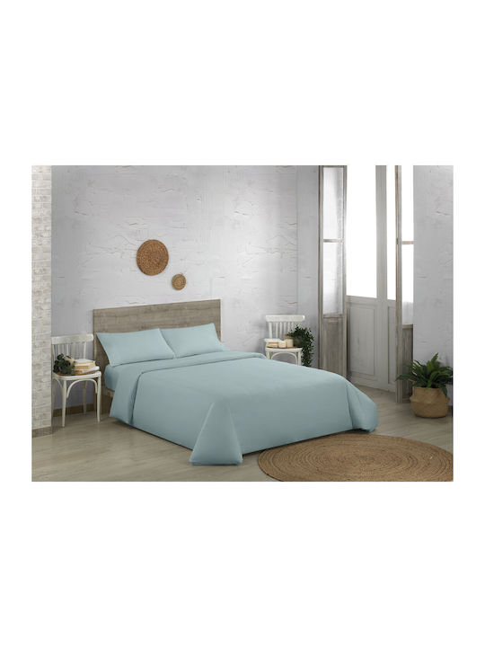 Alexandra House Living Duvet Cover King Size 260x240 Light Blue