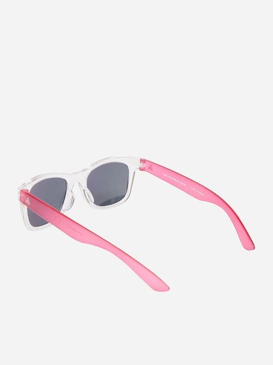 Firefly Unisex Ochelari de soare cu Transparent Cadru și Roz Oglindă Lentilă
