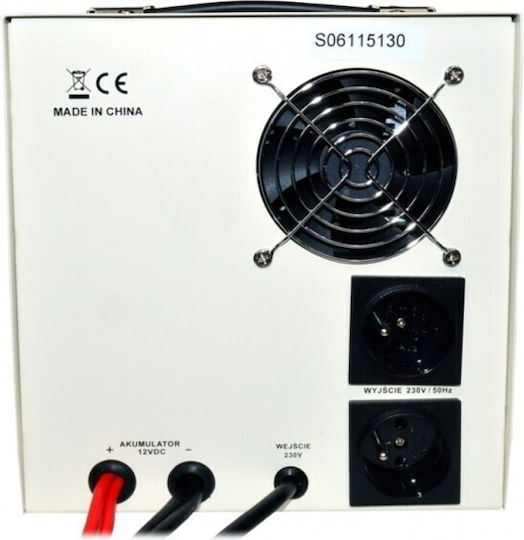 Volt Polska Sinus PRO 1500 E UPS 1500VA 1500W με 2 Schuko Πρίζες
