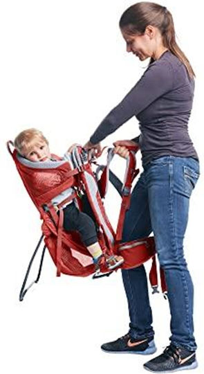 Deuter Backpack Carrier Red with Maximum Weight 22kg