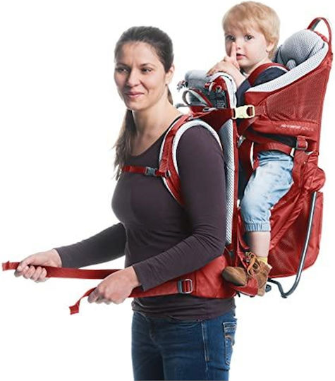 Deuter Backpack Carrier Red with Maximum Weight 22kg