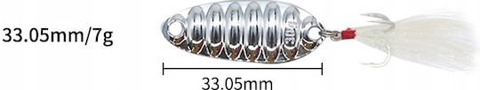 Künstlicher Köder Löffel 3.4cm/7.5gr Gold