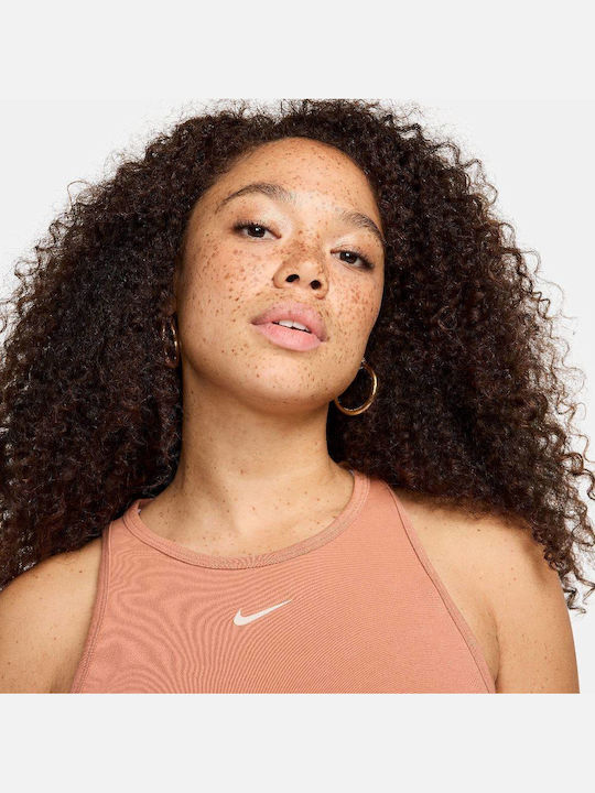 Sportswear Γυναικεία Αθλητική Μπλούζα Αμάνικη Πορτοκαλί