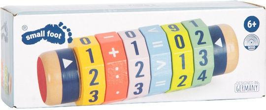 Small Foot Educational Game Knowledge made of Wood