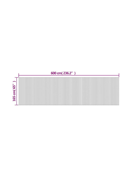 vidaXL Διακοσμητικό Παραβάν από Μπαμπού 165x165cm