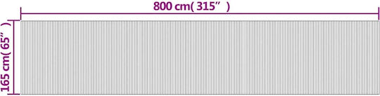 vidaXL Διακοσμητικό Παραβάν από Μπαμπού 165x165cm