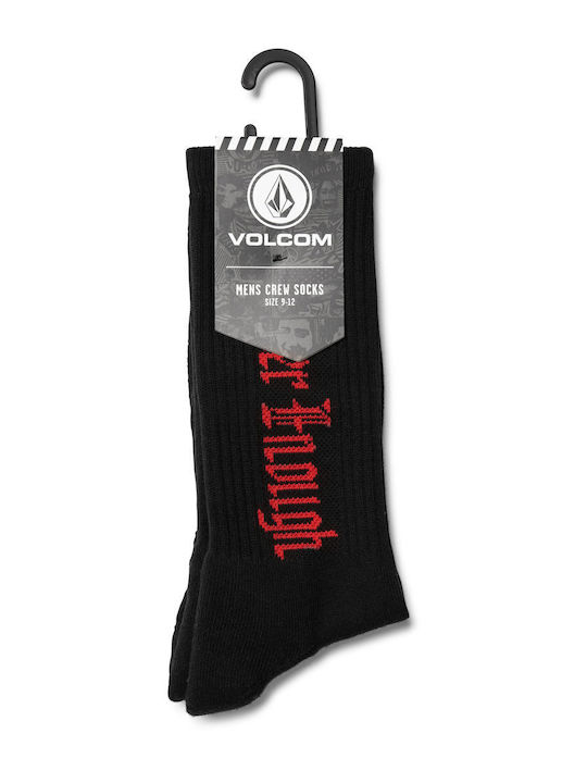 Volcom Schroff X Volcom Ανδρικές Κάλτσες Μαύρο