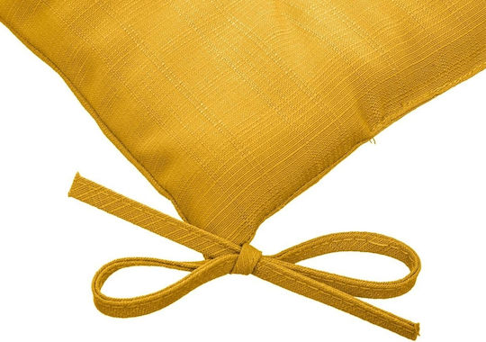 Mustard Pernă Scaunului De Grădină Waterproof Mustard Galben 40x40cm