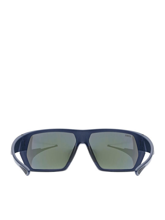 Uvex Women's Sunglasses with Blue Plastic Frame and Multicolour Mirror Lens 5330594416