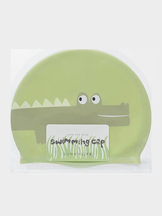Sunnylife Schwimmkappe Kinder Grün