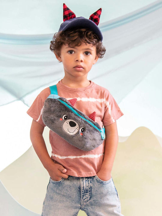 Lilliputiens Tasche Kinder Bauchtasche Gray 26cmx6cmcm