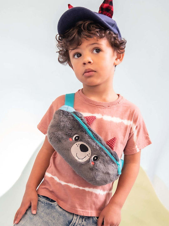 Lilliputiens Tasche Kinder Bauchtasche Gray 26cmx6cmcm