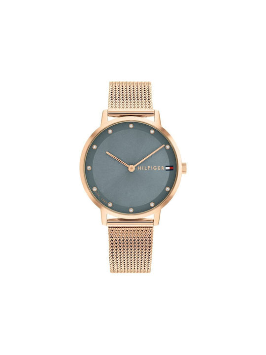 Tommy Hilfiger Watch with Gold Metal Bracelet