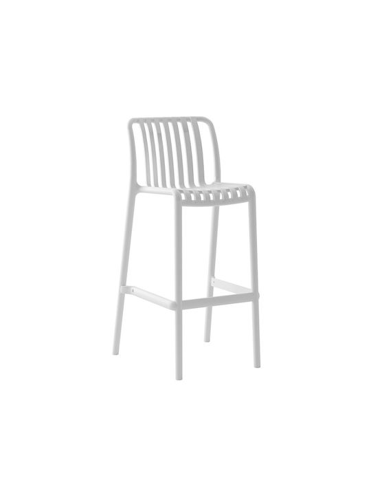 Stool for Bar Outdoor Moda White 38x47x75cm