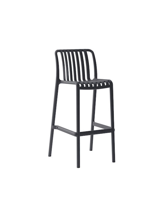 Scaun Bar Exterior Din Polipropilenă Moda Antracit 38x47x75cm E3802,20