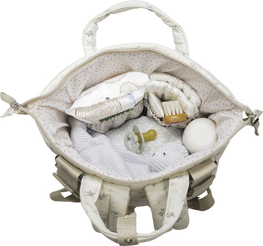 Walking Mum Backpack Diaper Bag Mimosa Green 36x26x12cm
