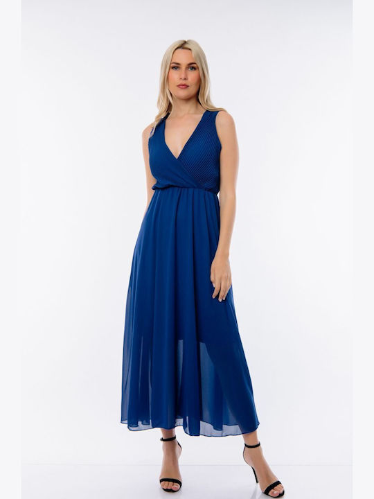 Dress Up Maxi Rochie Înfășurați blue royal