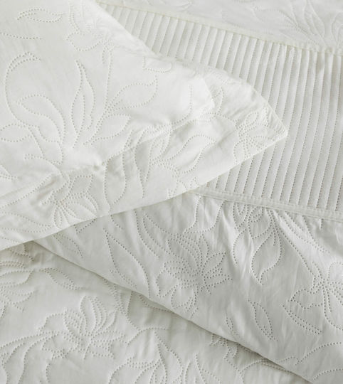 Nima Eternal Σετ Κουβερλί Υπέρδιπλο Microfiber Off White 240x260cm 3τμχ