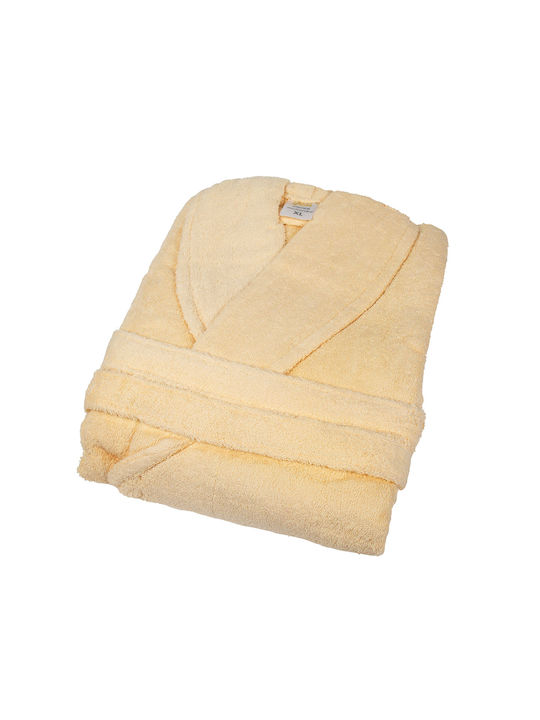 Dimcol Collar Bathrobe Yellow 450gr/m²