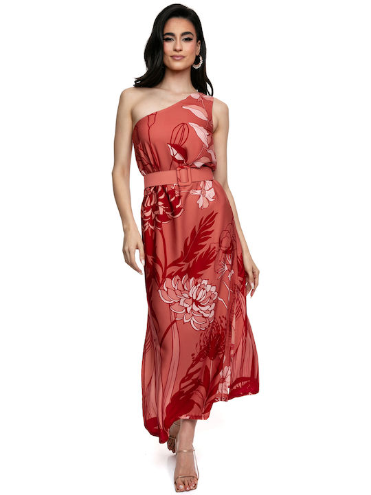 RichgirlBoudoir Βραδινό Φόρεμα Σατέν Ροζ