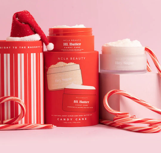 Ncla Beauty Candy Cane Skin Care Set for Moisturizing