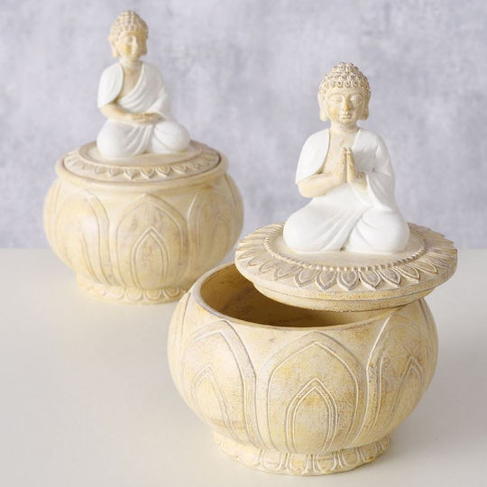 Boltze Διακοσμητικός Βούδας Πολυρητίνης 14cm