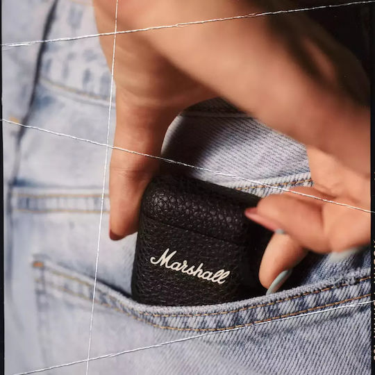 Marshall Minor IV Earbud Bluetooth Handsfree Ακουστικά με Αντοχή στον Ιδρώτα και Θήκη Φόρτισης Μαύρα