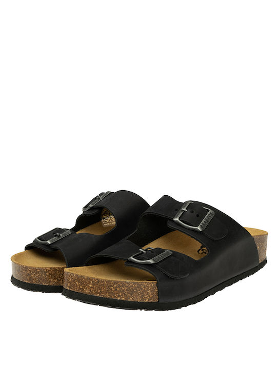 Plakton Cp Beta Apure Women's Flat Sandals in Black Color