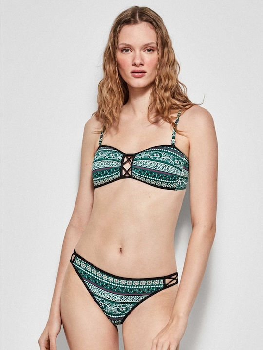 Gisela Set Bikini cu Umplutură Verde