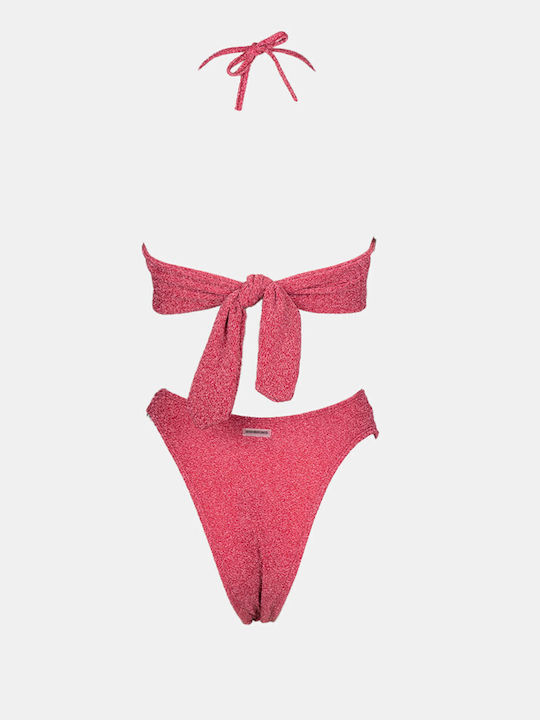 Luigi Padded Bikini Set Top & Slip Bottom Fuchsia