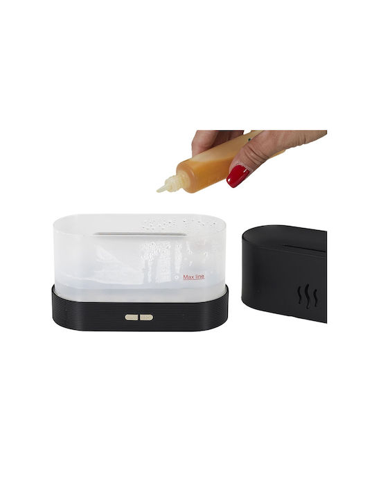 The Home Deco Factory Led Συσκευή Αρωματοθεραπείας Μαύρη 180ml VE6068