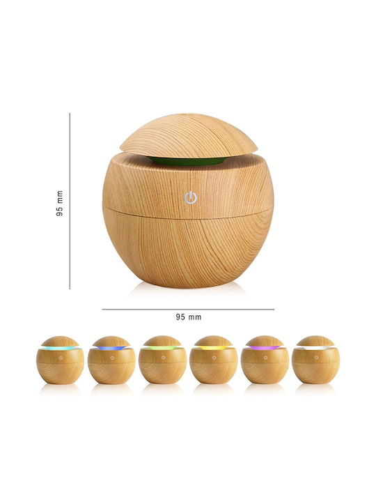 Aromatherapy Led Συσκευή Αρωματοθεραπείας Υπερήχων με Χρονοδιακόπτη 200ml E135