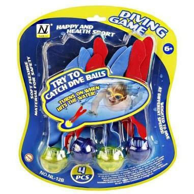 Set 4 Bile Luminiscente pentru Scufundări Nl-12b