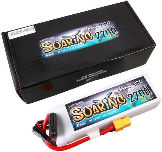 Gens Ace G-tech Soaring 2700mah 11.1v 30c 3s1p Lipo Battery