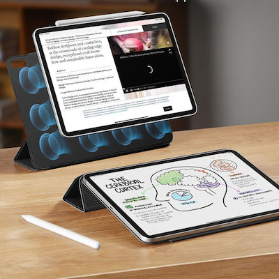 ESR Klappdeckel Silikon / Synthetisches Leder Schwarz iPad Pro 11 5 / 2024