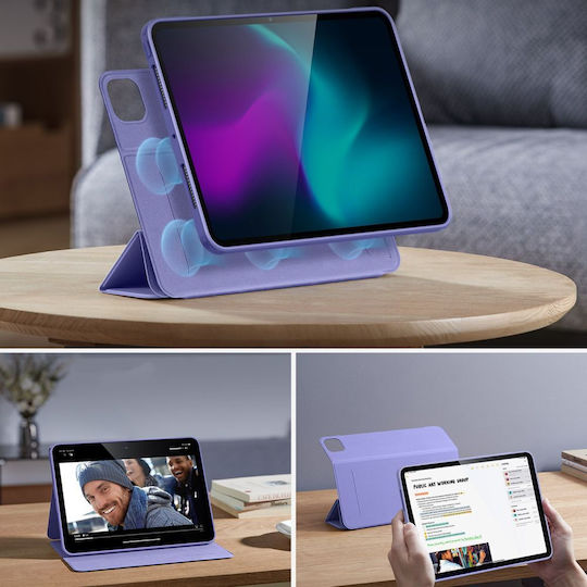 ESR Rebound Hybrid Umschlag Rückseite Robust Lila (iPad Pro 2024 11")