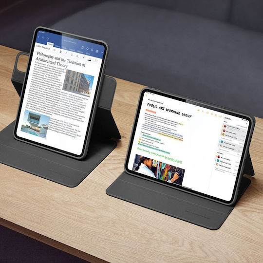 ESR Umschlag Rückseite Robust Schware (iPad Pro 2024 13" German translation: iPad Pro 2024 13")