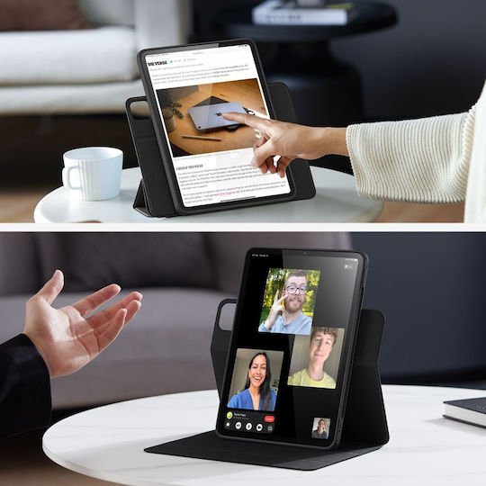 ESR Umschlag Rückseite Robust Schware (iPad Pro 2024 13" German translation: iPad Pro 2024 13")