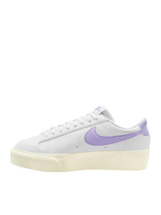 Blazer Low Platform Γυναικεία Sneakers Λευκά