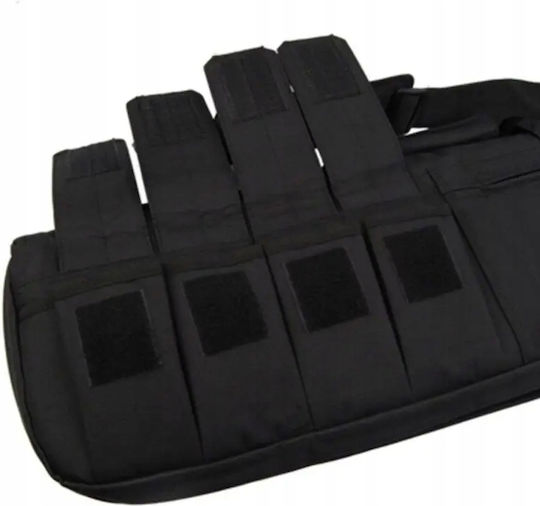 Gun Rifle Shotgun Case Bag Foam Padding Black 116cm