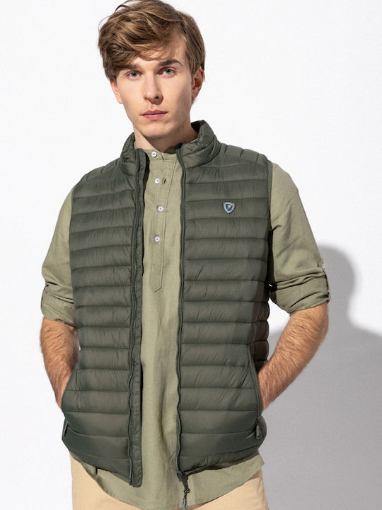 Splendid Men's Sleeveless Jacket Green