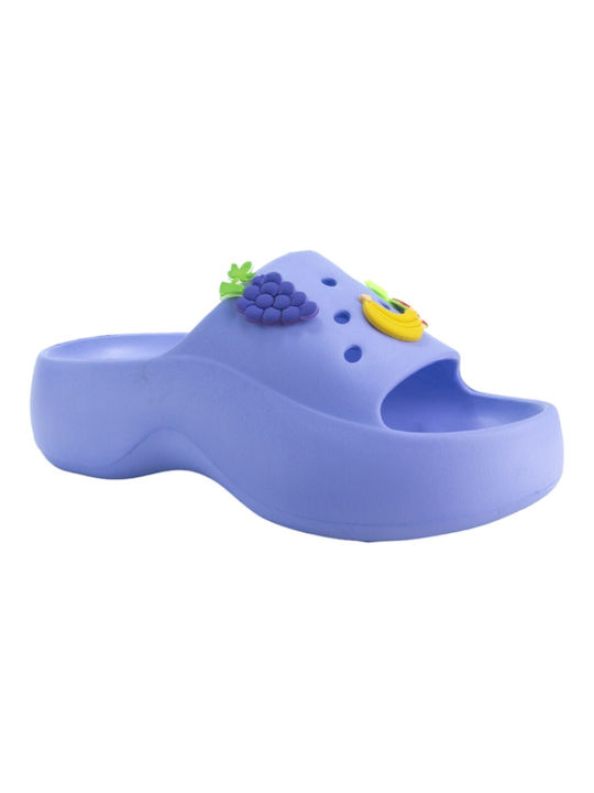 Sabino Women's Platform Slides Purple