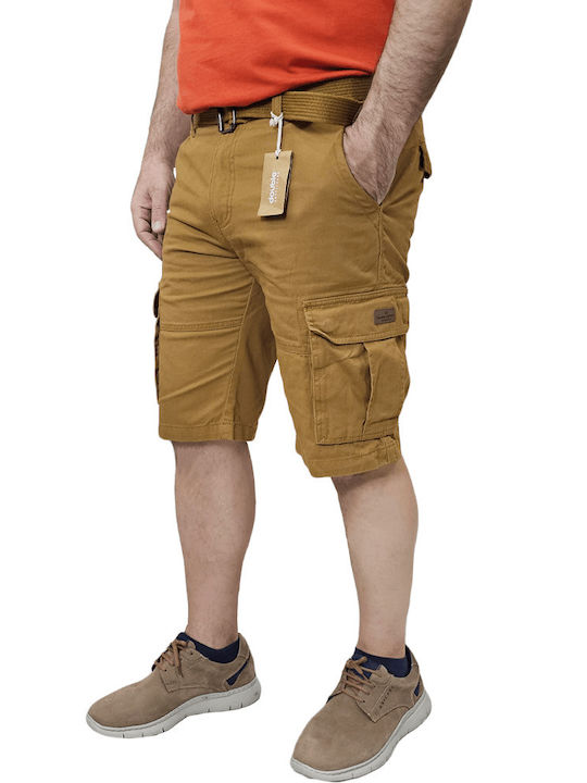 Double Men's Shorts Cargo Whiskey