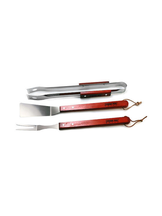 Set de 3 unelte BBQ cu Spatula și Pensete