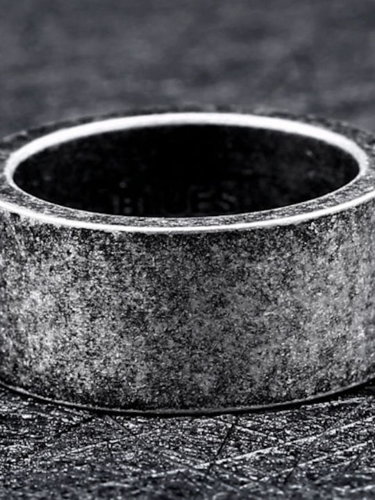 Ring Steel Silver Vikings 316l Amulet 145