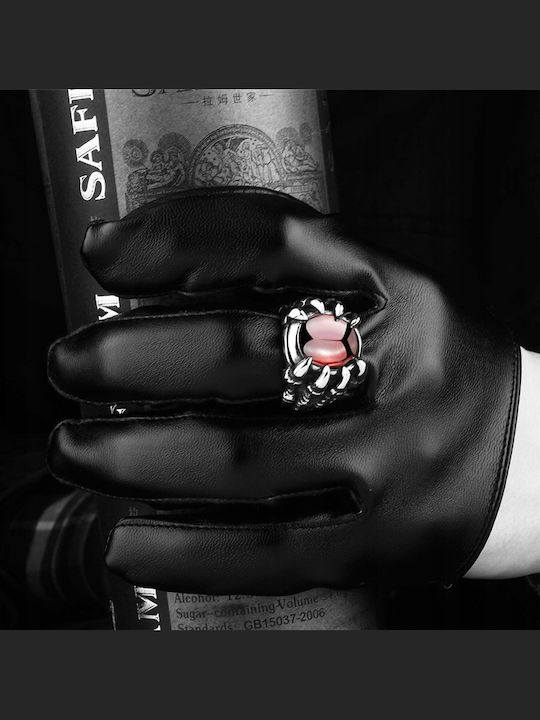Signet Ring Gothic Stone Dark 394