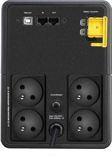 APC Back-UPS 1200 Line-Interactive 1200VA 650W με 4 Schuko Πρίζες