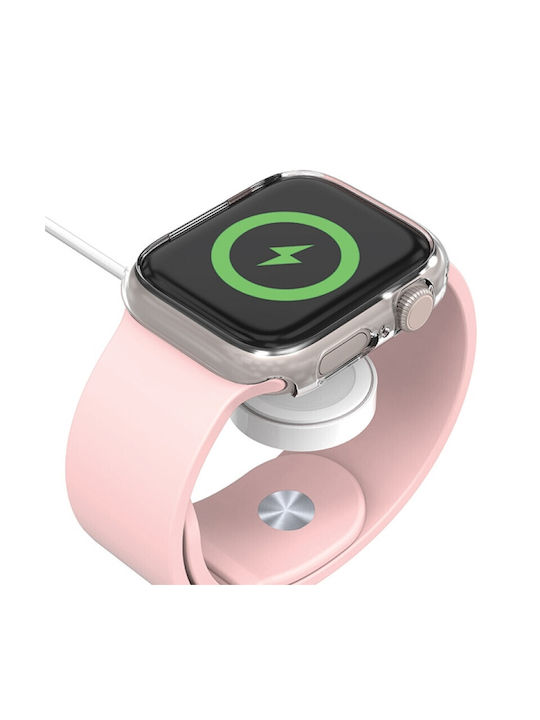 Araree Plastic Case in Transparent color for Apple Watch 45mm